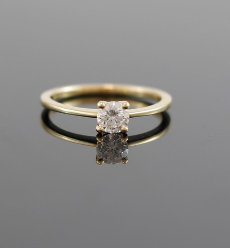 Solitär brillant ring - solitär, in
