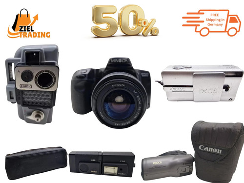 5er set filmkameras - set,