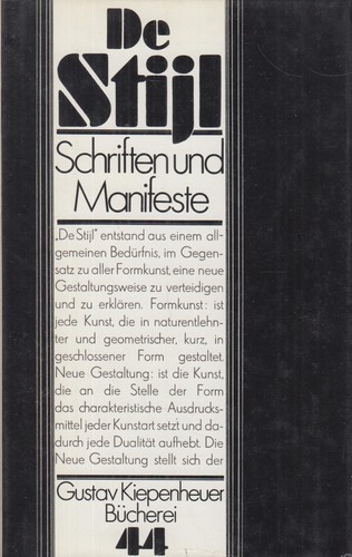 Buch schriften und manifeste - und,