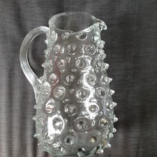 Glaskrug / Karaffe, Noppenglas