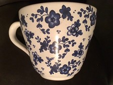 IKEA*JUMBOTASSE. JÄMNT BLUMEN BLAU TEE /KAFFE * TOP