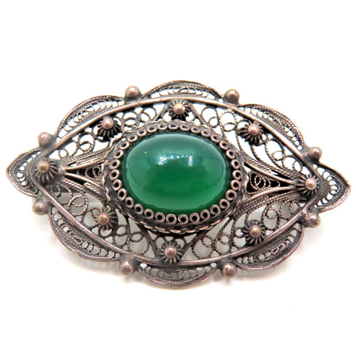 Edle vintage brosche - brosche, 800er