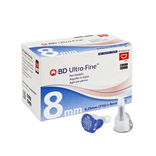 Ultra fine 8mm pen - bd, pen-nadeln