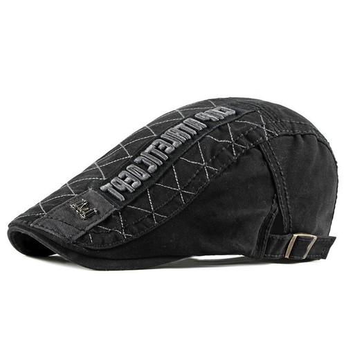 Schiebermütze jeans flatcap - schiebermütze,