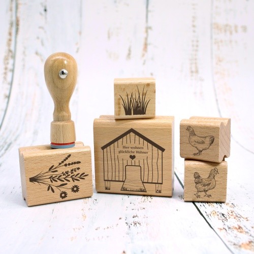 Motivstempel set bauernhof - set,