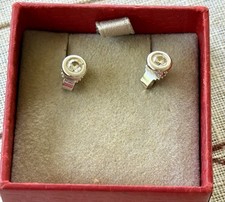 Diamantohrstecker Weissgold gefasst Christ