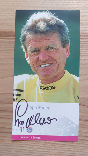 Sepp maier signiert - -,