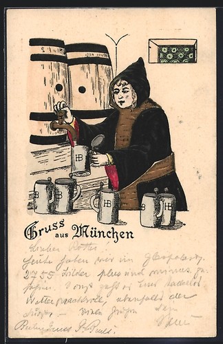 Künstler münchen - künstler-ak,
