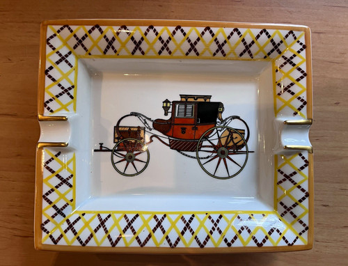 Hermès porzellan aschenbecher - hermès,