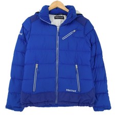Marmot Daunenjacke Damen Isoliert Outdoor Mantel Blau Kl9 Größe S