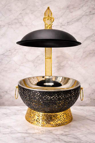 Gold edelstahl chafing - gold, 8l