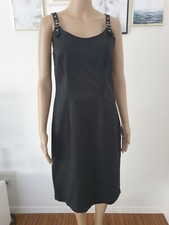Cocktailkleid, Ärmellos, Schwarz, Gr. 38, la rochelle
