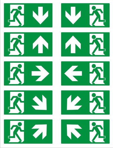 Fluchtweg notausgang - fluchtweg,