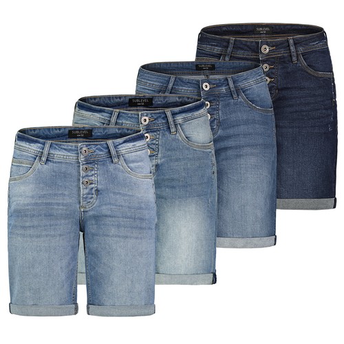 Damen jeans bermuda shorts - bermuda,