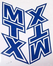 Label Aufkleber Set Tank blau