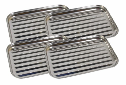 Edelstahl grillschale - edelstahl,