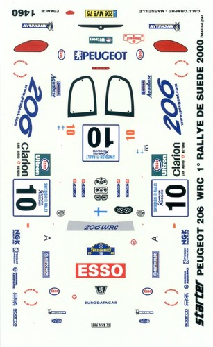 Peugeot 206 wrc rallye - wrc,