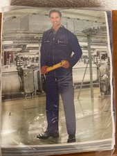 Rallye Kombi Overall Blaumann Arbeitsanzug Blau Gr. 56 Neu