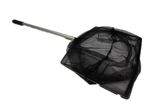 Teichkescher schwarz 40x28 - schwarz,