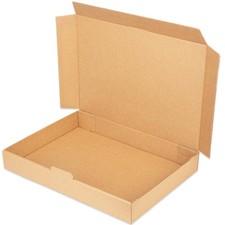 Maxibriefkartons Versandkarton Post Karton A4 Versand Maxibrief 350x250x50 braun