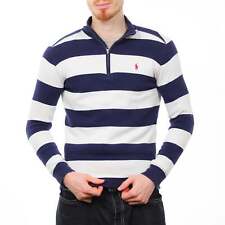 Polo Ralph Lauren Troyer Sweatshirt Pullover gestreift Vintage Half-Zip 