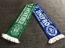 Schal Spielschal Scarf Matchschal Hibernian Edinburgh - Dnipro
