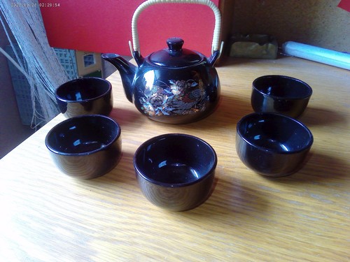 Asiatisches teeservice - asiatisches,
