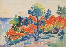 Lebendiges Landschaftswandbild