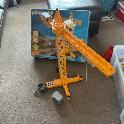 Vintage playmobil 3262 baukran - vintage,