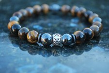 Tigerauge Damen Armband 8mm