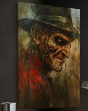 Freddy Krueger Leinwandbild Elm Street Horror Klassiker Kino Film Nightmare