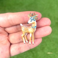 Hirsch Brosche Anstecknadel Reh Elch Schmuck Geschenk Damen Mädchen