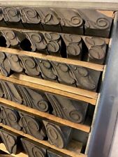 Alphabet Bleiletter Vintage Stempel Lettern Initiale Druckbuchstabe Monogramm ~