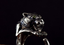 Ring Silber 925 Panther 19 mm