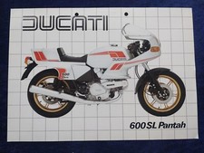 Ducati 600 SL Pantah Prospekt gelocht