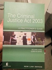The Criminal Justice Act 2003