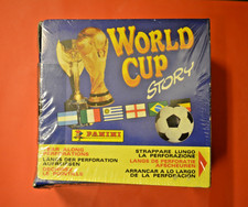 Panini Fußball World Cup Story Display mit 50 Tüten a 4 Sticker-Pele-Maradona
