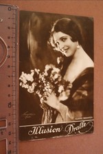 tolle alte Werbekarte mit Cläre Rommer - Illusion Dralle - Parfüm - 1929