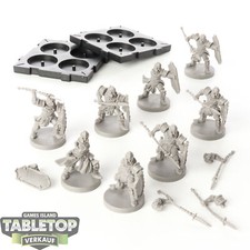 Runewars - 8 x Spearmen Unit - teilweise bemalt