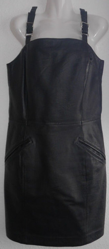 Yuppie lederkleid damen echt - lederkleid,