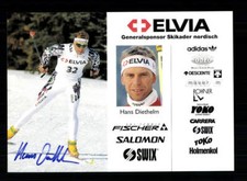 Hans Diethelm Autogrammkarte Original Signiert Skilanglauf + A 208042
