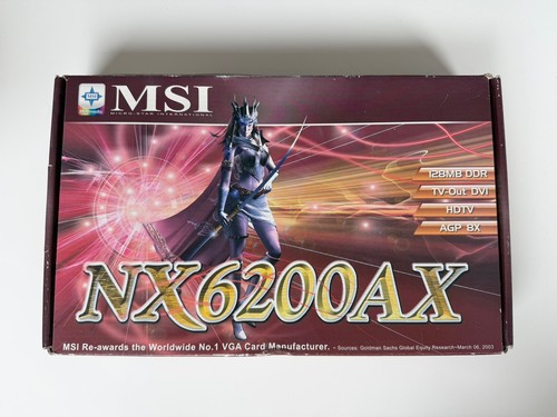 Msi nvidia geforce 6200 - geforce, 256mb