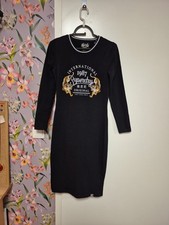 superdry Jerseykleid Schwarz Gr.S