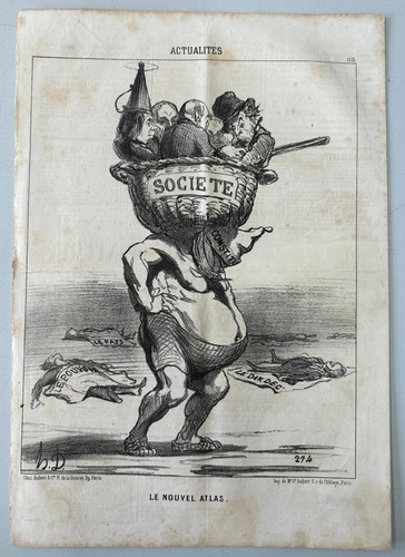 Daumier lithographie le - daumier,