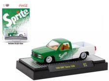 GMC Sierra 1500 - SPRITE 1990 - green / white - M2 1:64