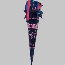 Schultüte Sterne aus Stoff