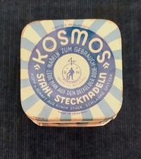 Vintage blechdose kosmos stahl - blechdose,