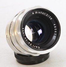 Biotar 2/58 (SSB) CARL ZEISS JENA  M42 mount ⭐ Alu 10 blades ⭐✅ (8301)