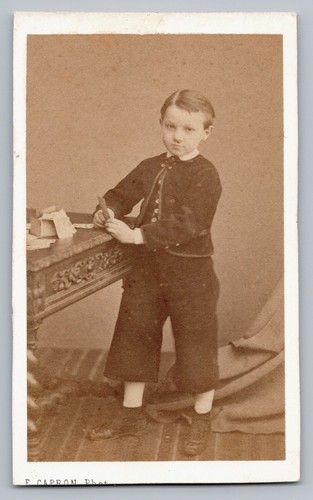 Cdv 1865 junge - 1865, ein