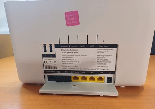 Com speedport 921v - t-com,